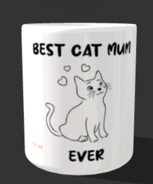 " Best Cat Mum Ever" Kaffeetasse