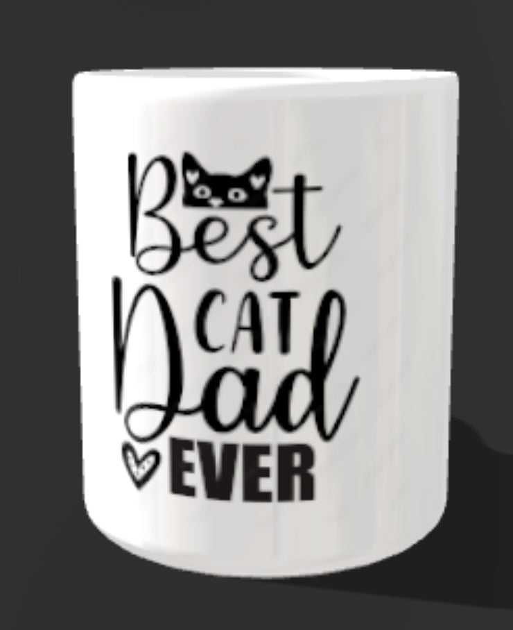 Kaffeetasse " Best Cat Dad Ever"