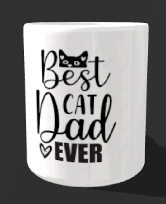 Kaffeetasse " Best Cat Dad Ever"