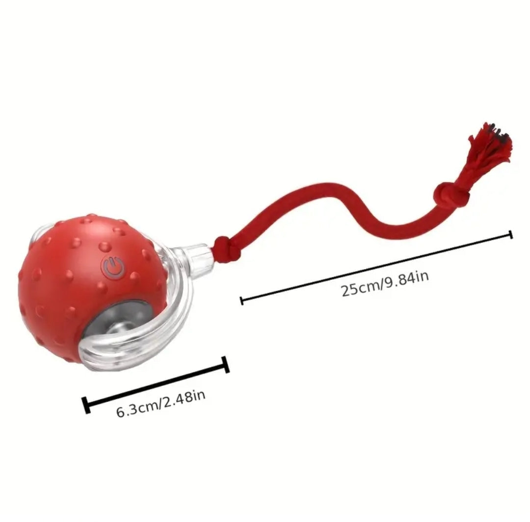 Interaktiver USB Spielball mit Schwanz für Katzen *Brandneu