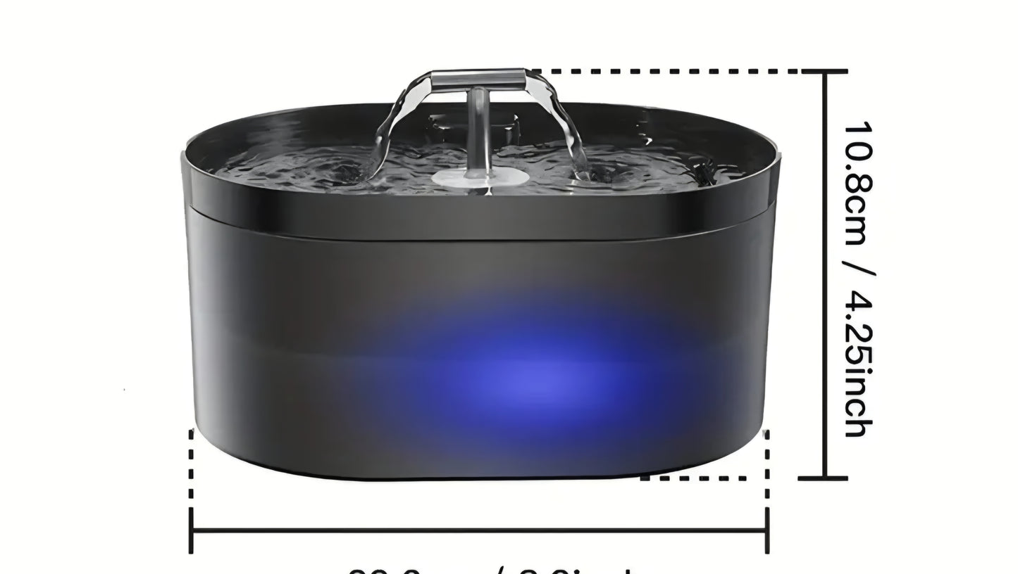 Trinkbrunnen für Katzen & Hunde LED 2.2l
