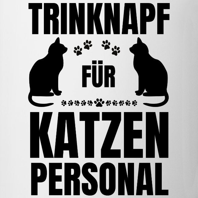 Trinknapf für Katzenpersonal " Kaffeetasse "