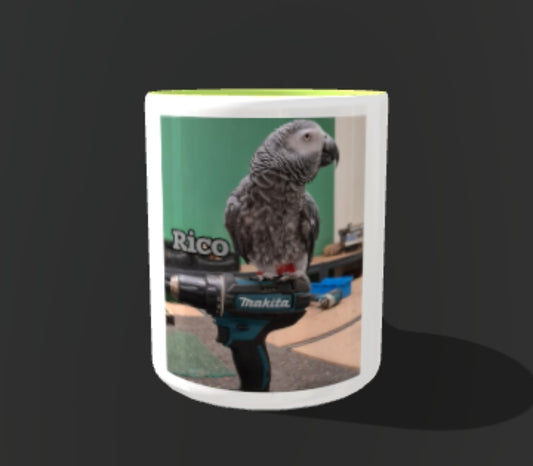 Kaffeetasse Rico Papageienwerkstatt