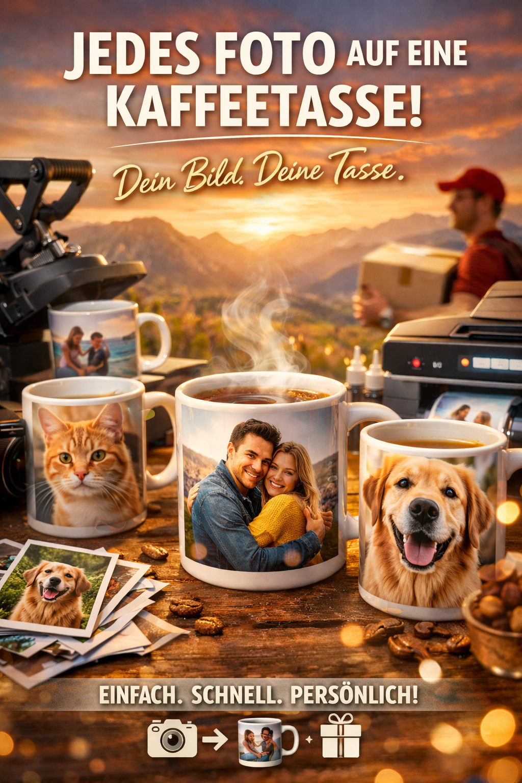 Personalisierte Foto Tasse