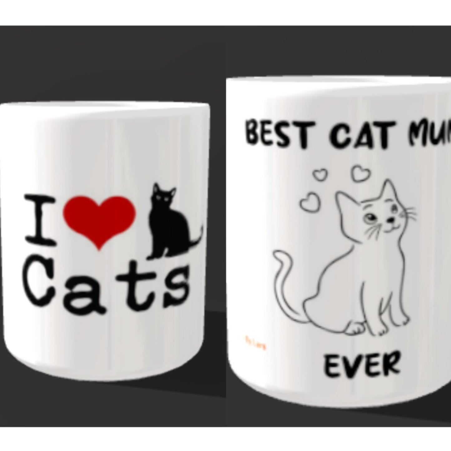 Katzen Tassen 2er Set