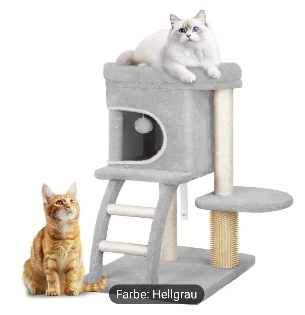Katzenkratzpfosten Grau