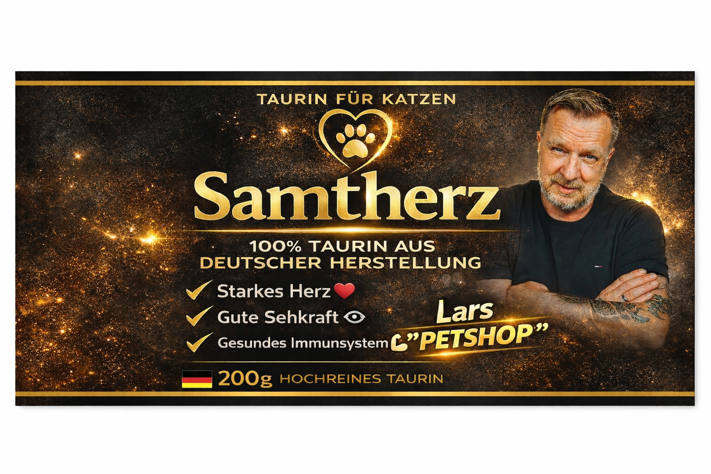 Taurin Samtherz 200g