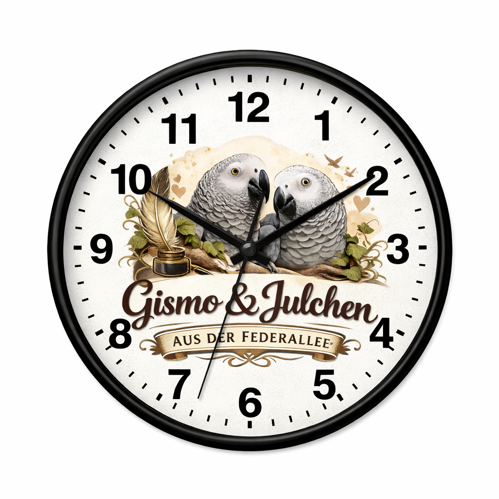 Gismo & Julchen Bahnhofsuhr in 2 Designs