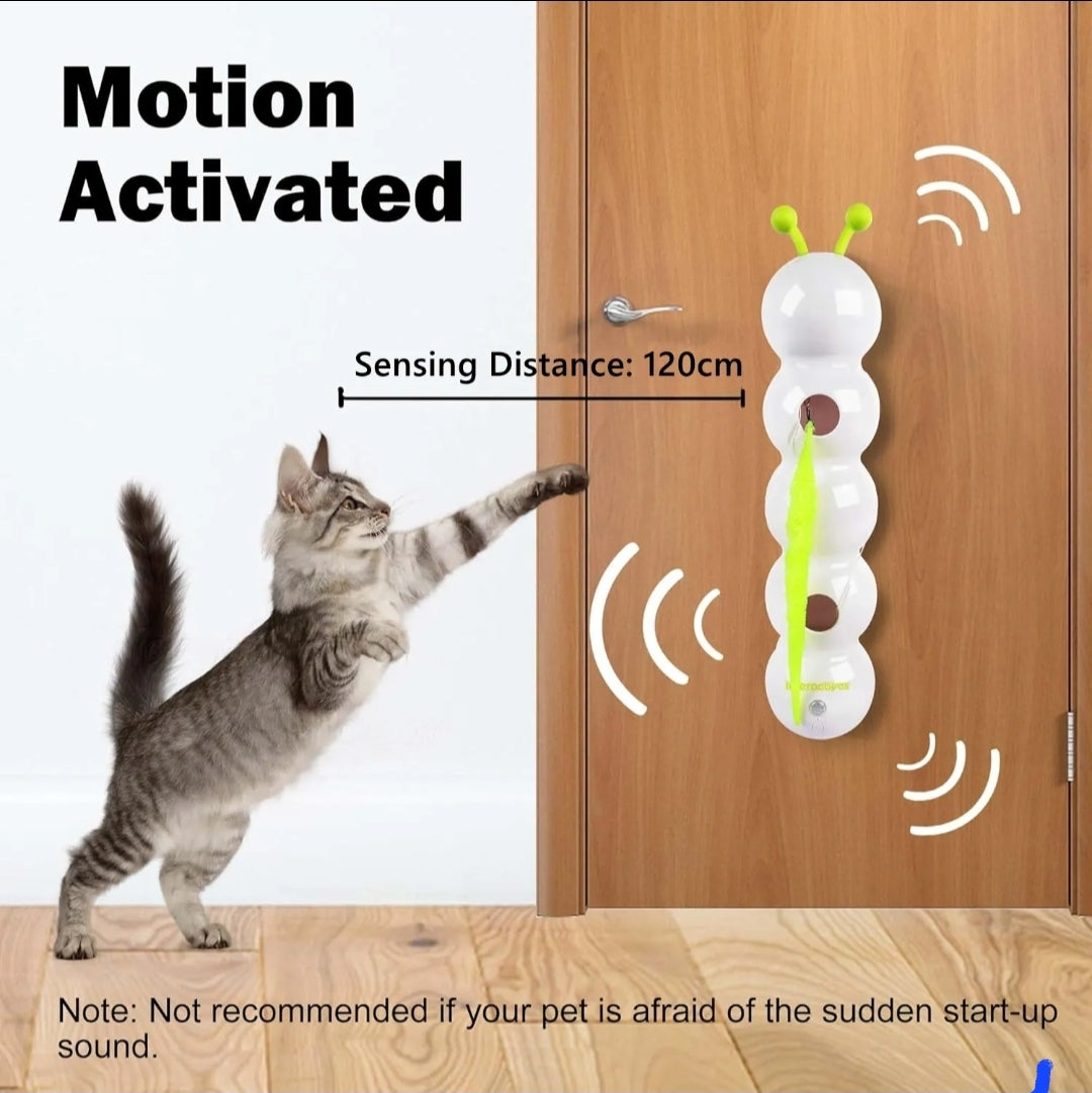 Der Wacka Cat Worm Intelligentes Katzenspielzeug USB " NEU "