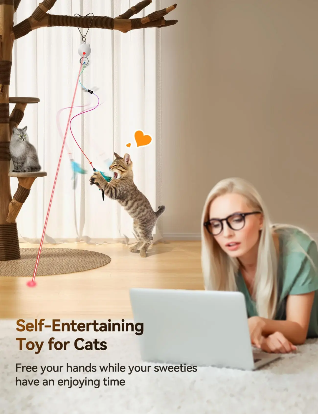 Cat Toy Interaktives Spiezeug " NEU"
