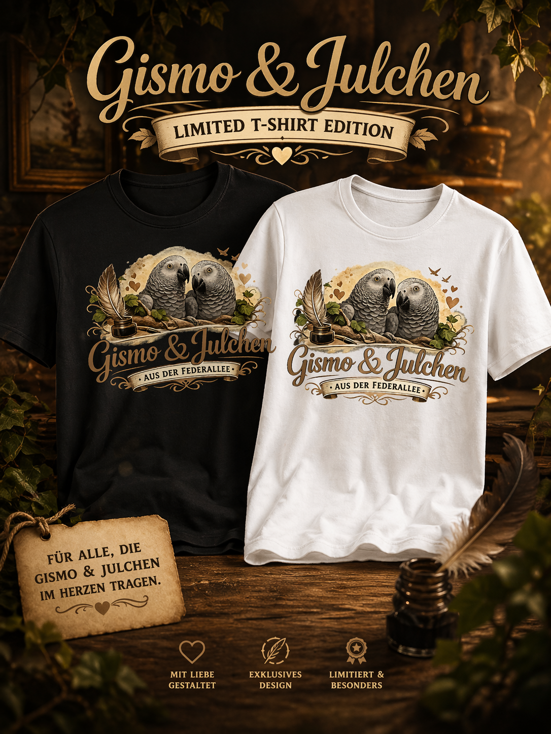 Premium Gismo & Julchen Fan Shirts Limited Edition